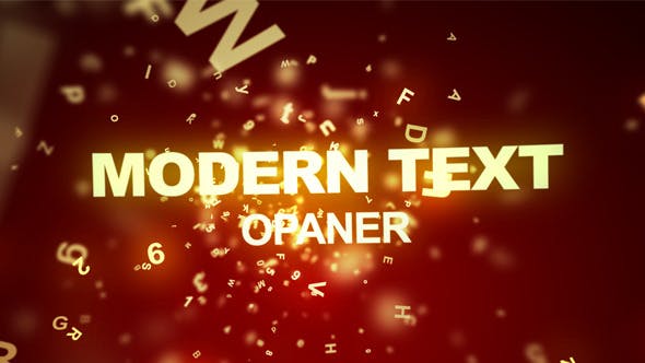 Modern Text Opener - Download Videohive 3547691