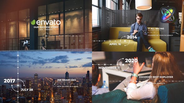 Modern Timeline Apple Motion - Download Videohive 33681113