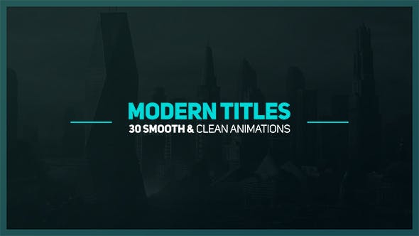 Modern Titles - 17985645 Videohive Download