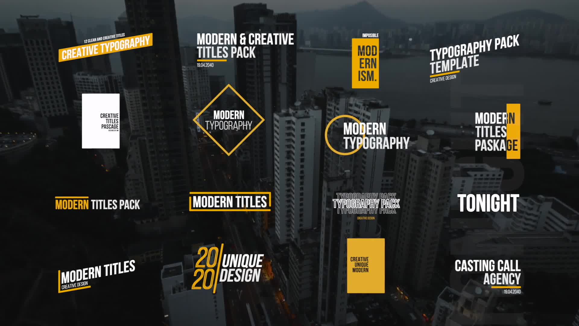 Modern Titles 2.0 | After Effects Videohive 35163237 After Effects Image 1