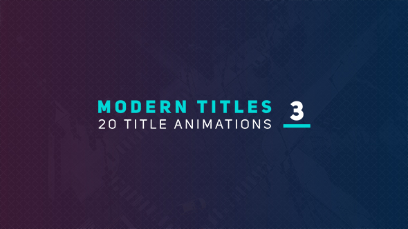 Modern Titles 3 - Download Videohive 18272605