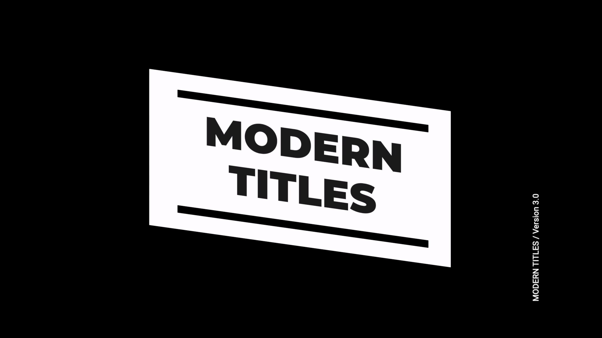 Modern Titles 3.0 | After Effects Videohive 36759527 After Effects Image 9