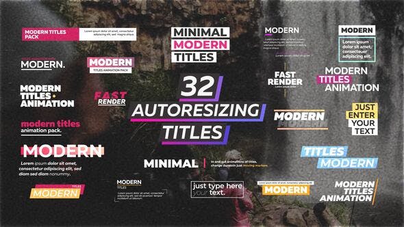 Modern Titles - 35139303 Videohive Download