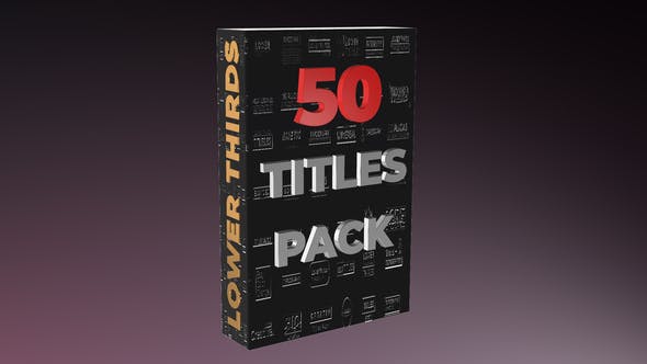 Modern Titles 50 - Download Videohive 30018713
