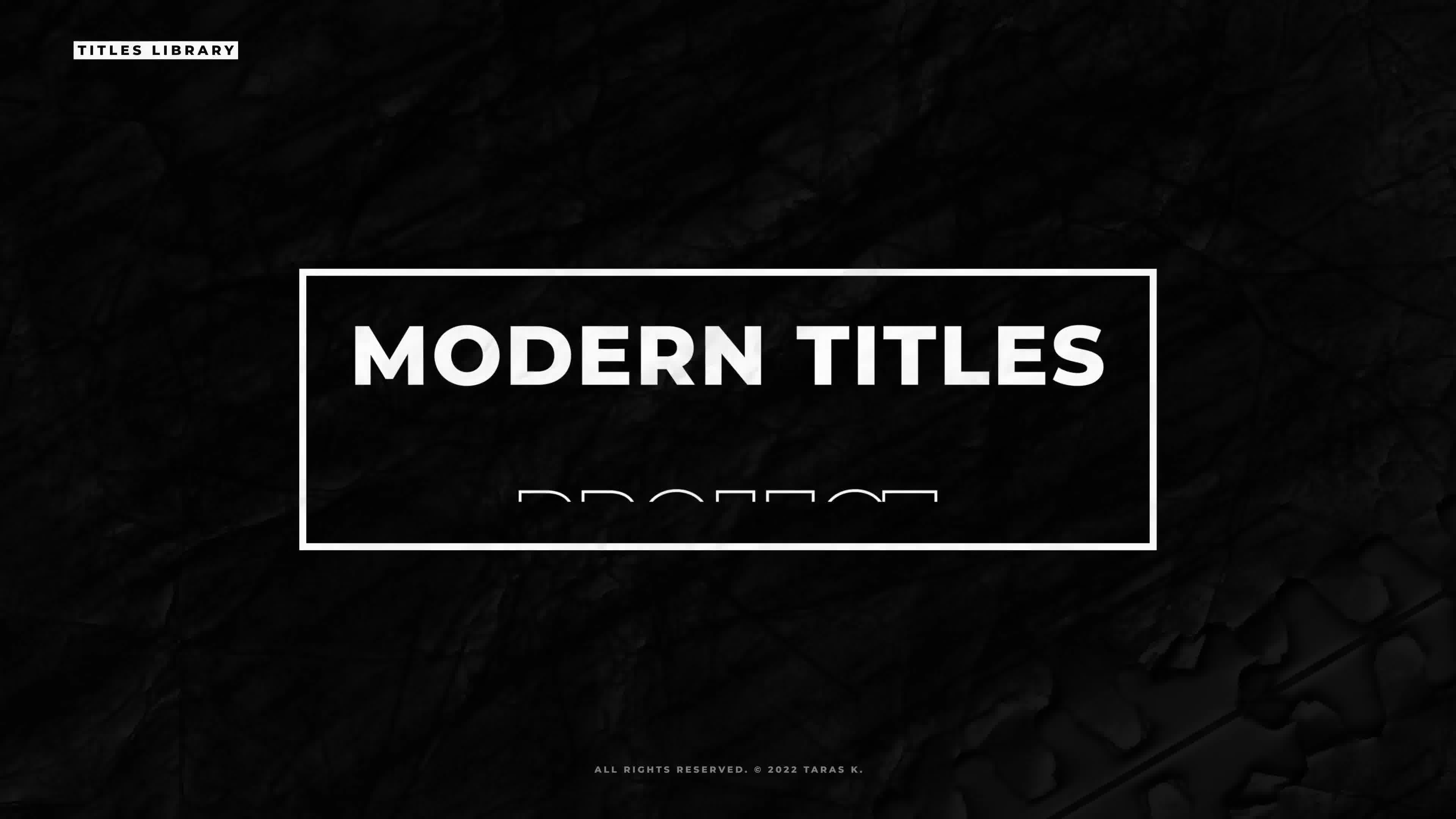 Modern Titles | AE Videohive 36129435 After Effects Image 9