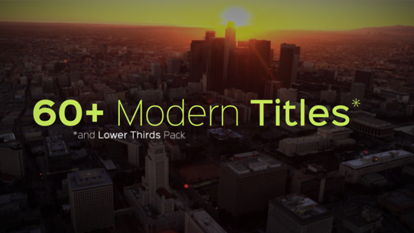 Modern Titles and Lower Thirds - Download Videohive 16226249
