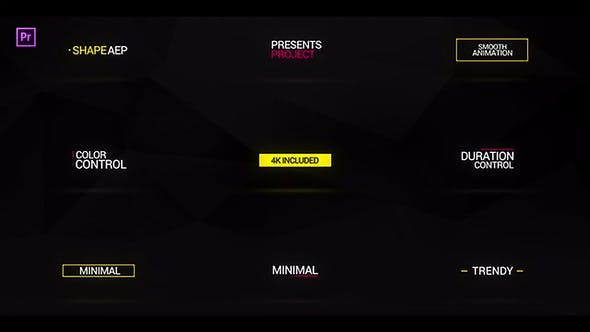 Modern Titles Animations for Premiere Pro | Essential Graphics - Download 22754133 Videohive