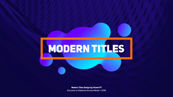 Modern Titles Design - Download Videohive 21425930