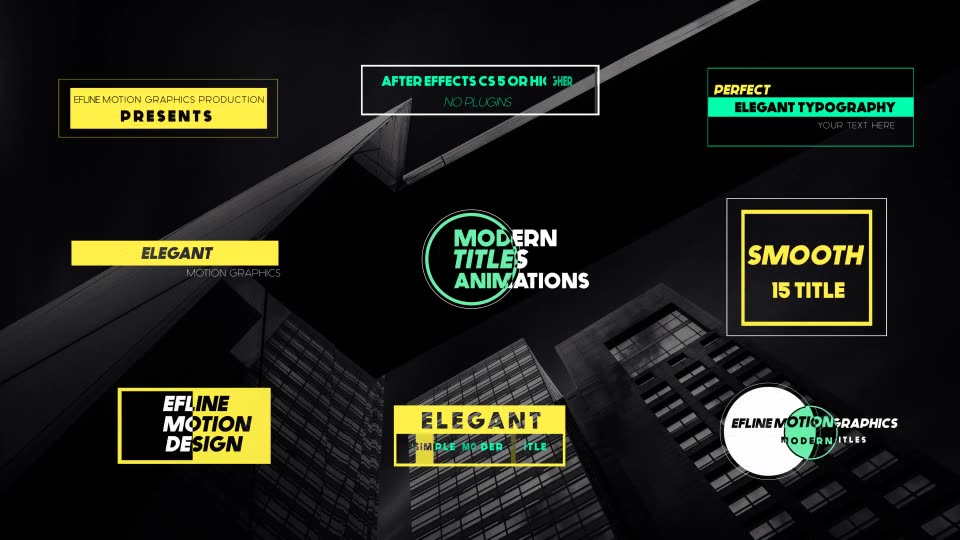 Modern Titles - Download Videohive 17946350