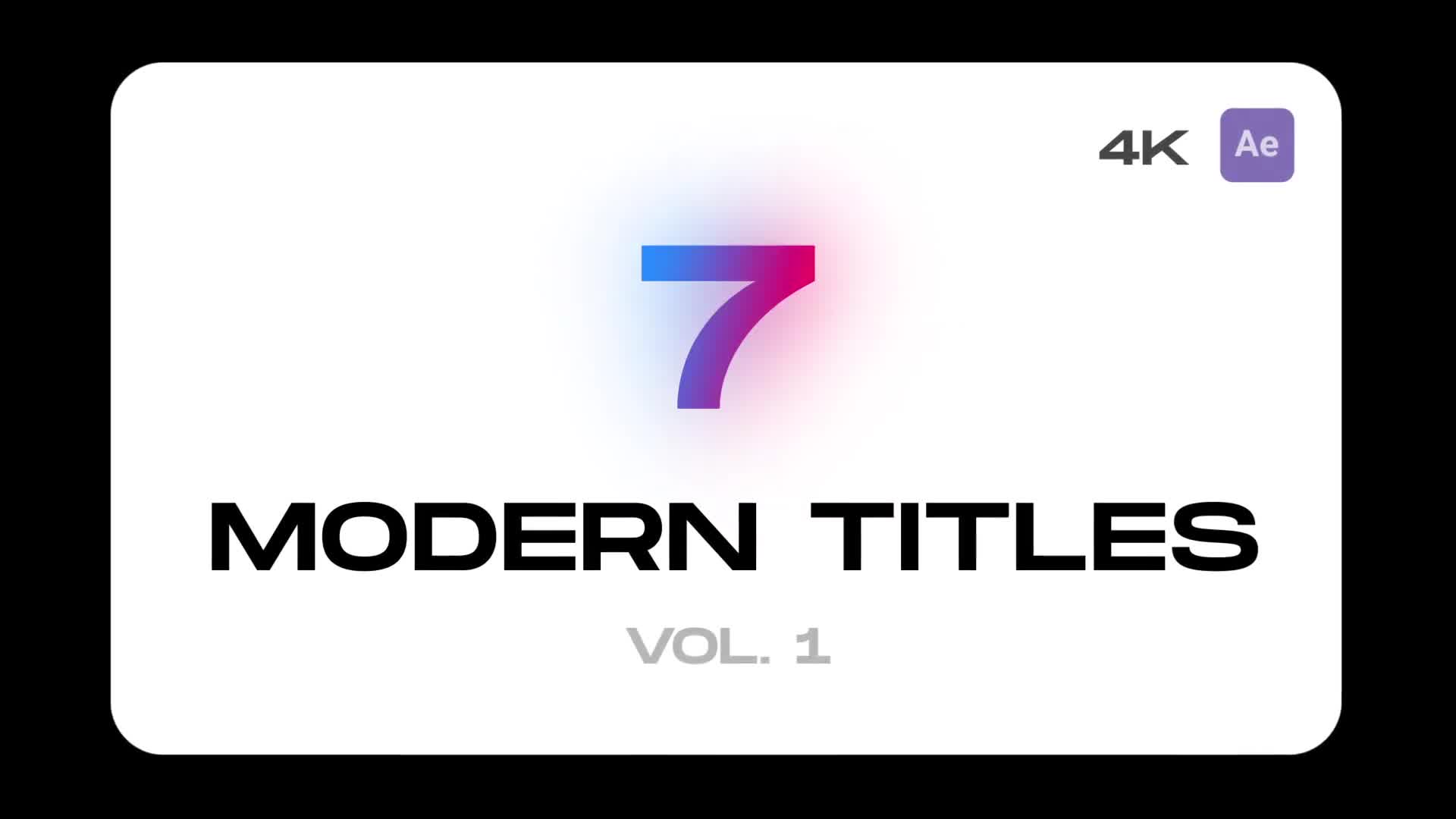 Modern Titles for After Effects Videohive 34548860 After Effects Image 1