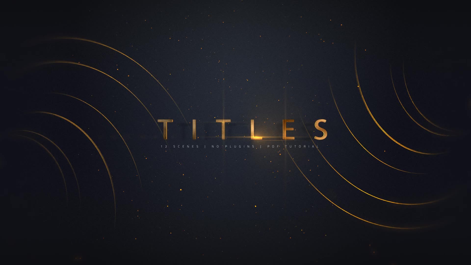 Modern Titles | Golden Circles Videohive 25353724 After Effects Image 2