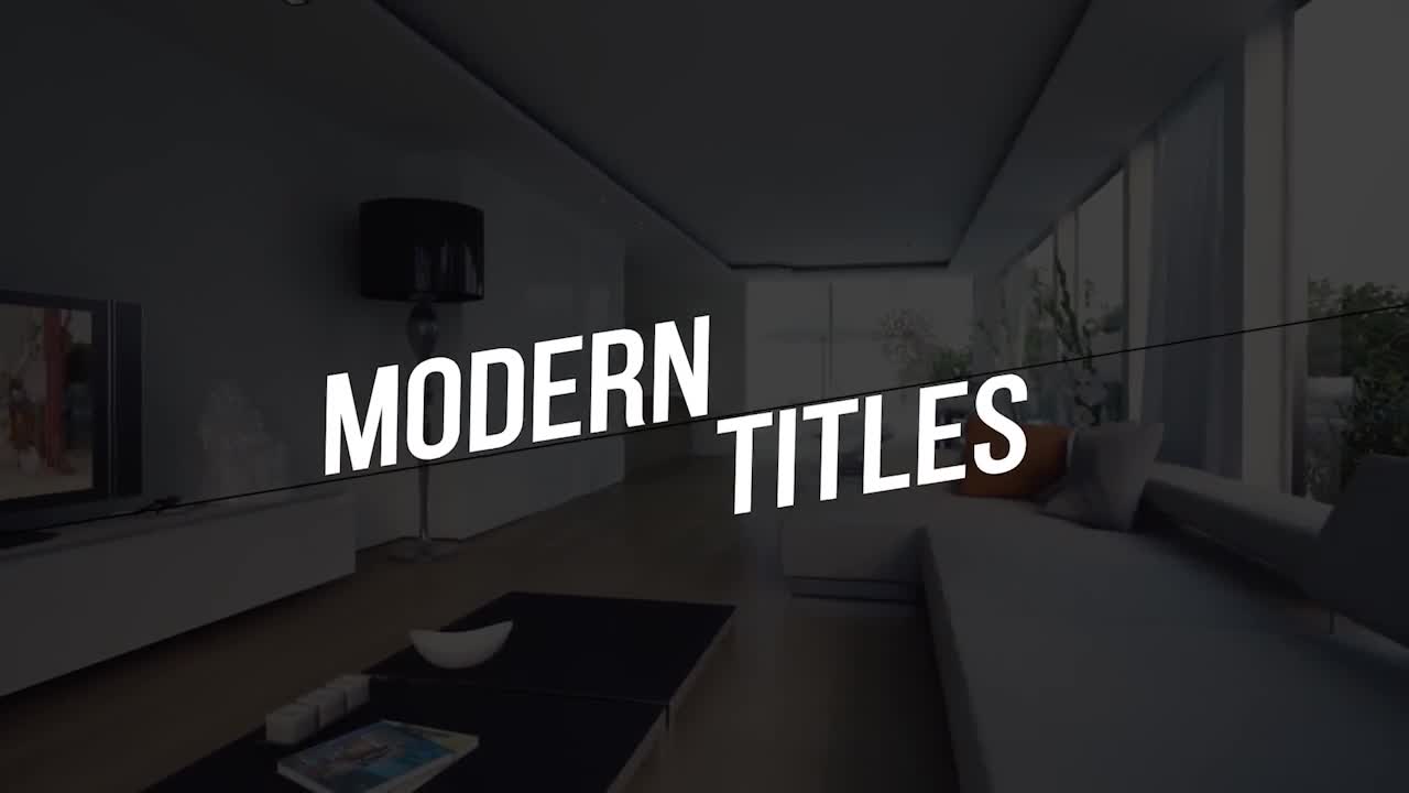 Modern Titles & Lower Third Videohive 13513342 After Effects Image 1