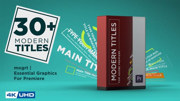 Modern Titles Pack - 22257907 Download Videohive