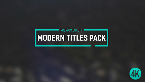 Modern Titles Pack II - Download Videohive 18713058