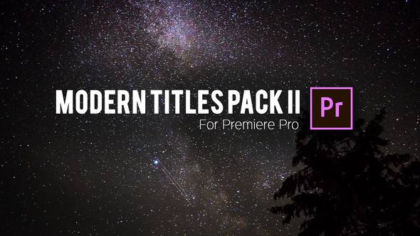 Modern Titles Pack II for Premiere Pro - Download Videohive 22450182