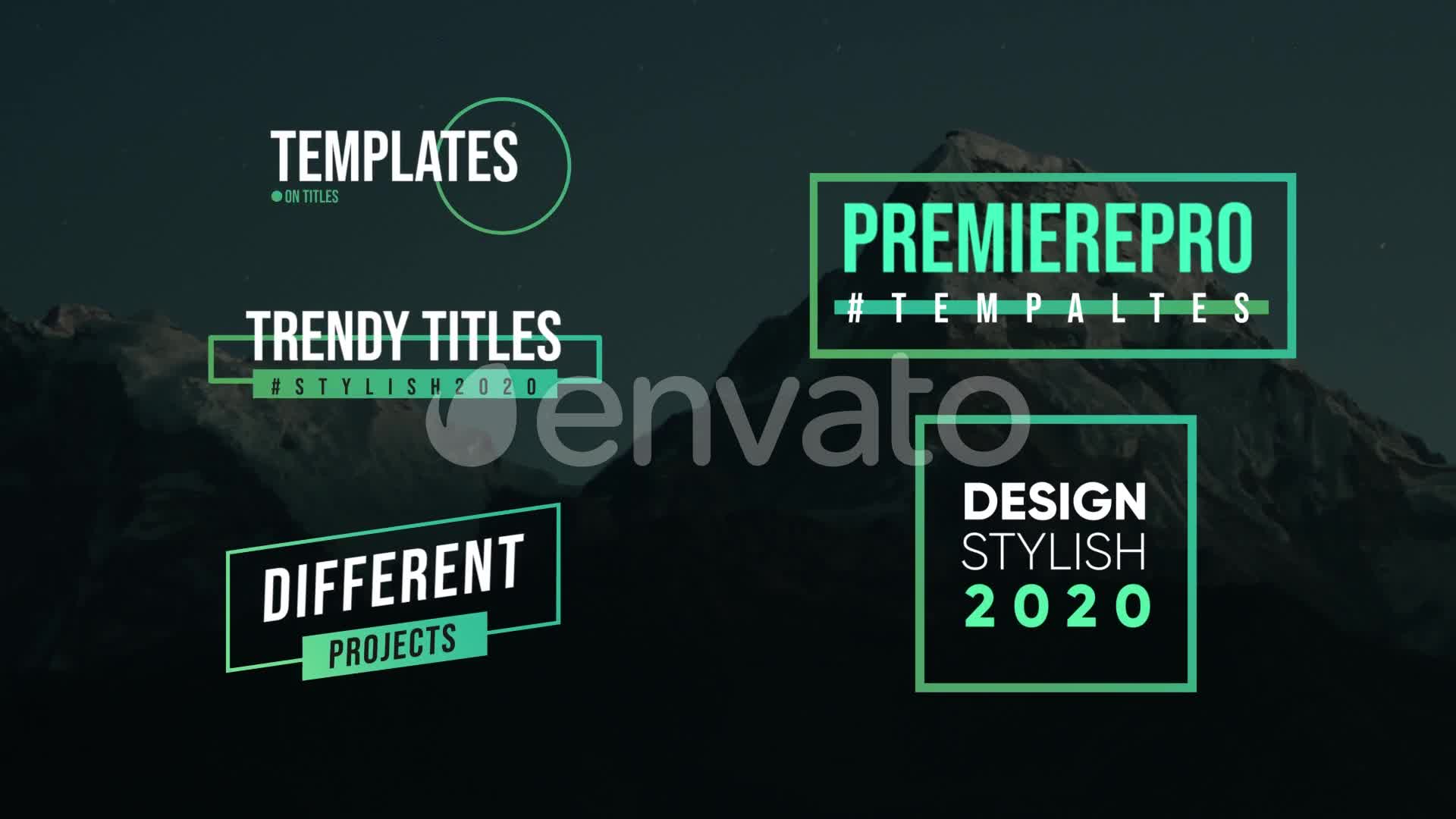 Modern Titles Premiere Pro Videohive 26209461 Premiere Pro Image 1
