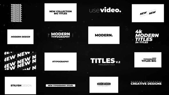 Modern Titles | Premiere Pro - Download Videohive 40056378