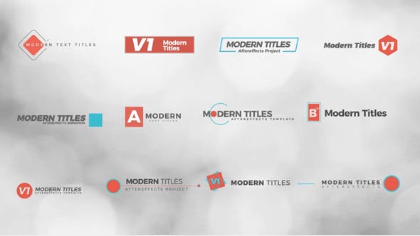 Modern Titles - Videohive 21033384 Download