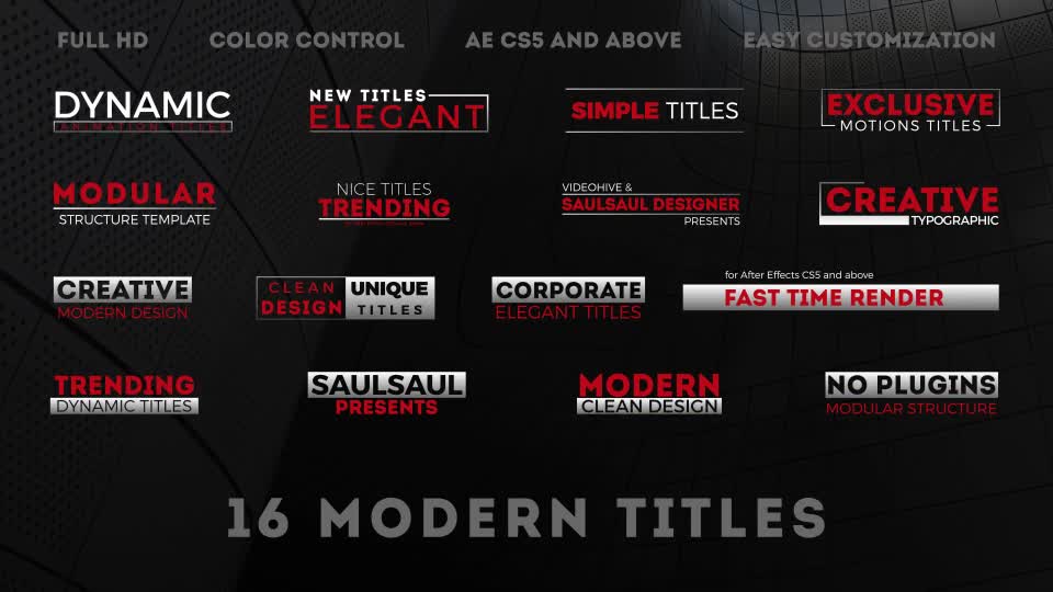 Modern Titles Videohive 20607281 After Effects Image 1