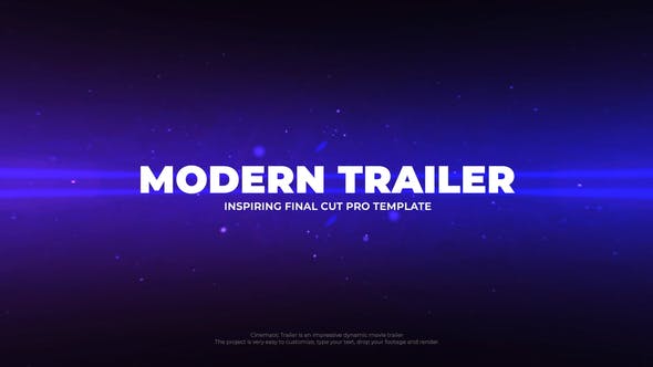 Modern Trailer for FCPX - 35906716 Download Videohive