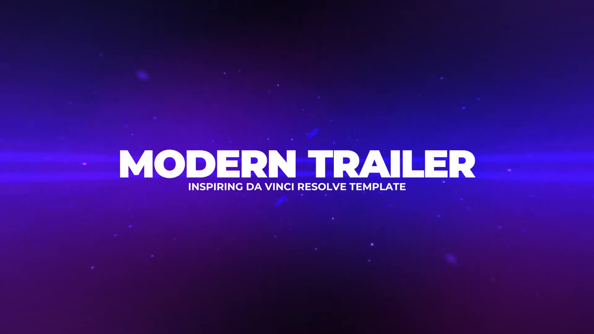 Modern Trailer Videohive 34121867 DaVinci Resolve Image 1