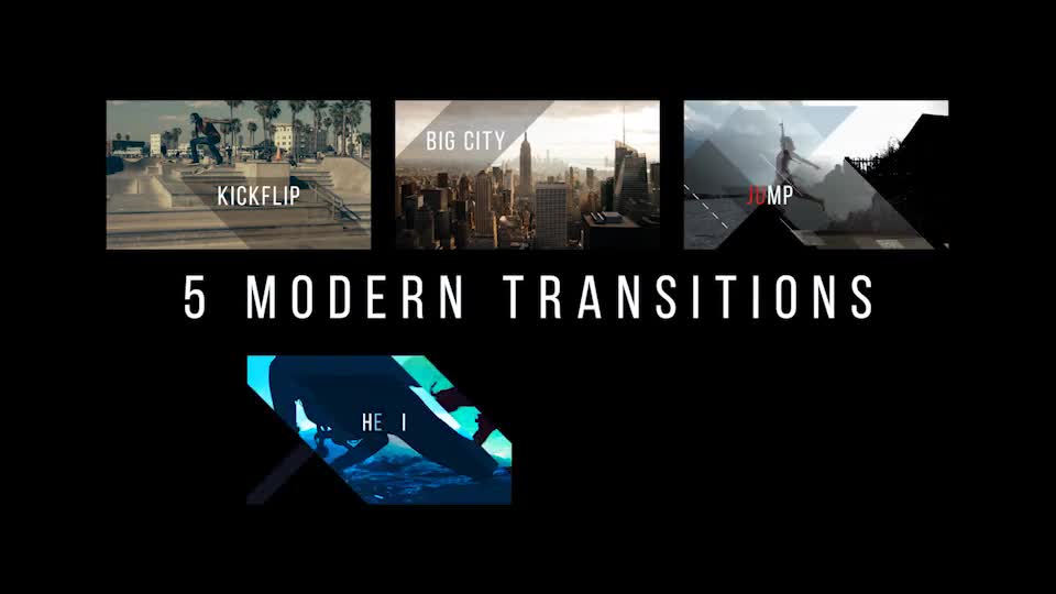 Modern Transitions 5 Pack Volume 3 - Download Videohive 18798961