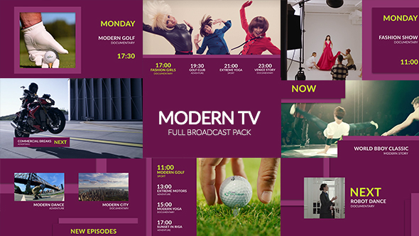 Modern TV Fashion Broadcast Pack - Download Videohive 18477591