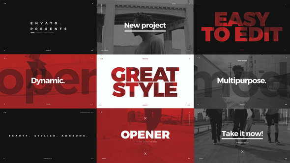 Modern Typo Opener - Download Videohive 21867526