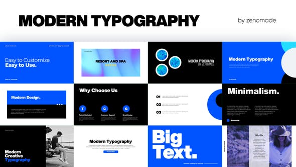 Modern Typography for Premiere Pro - Download 33263442 Videohive