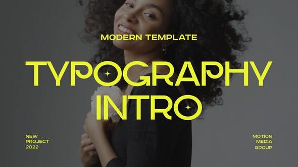 Modern Typography Intro - Download 39087255 Videohive