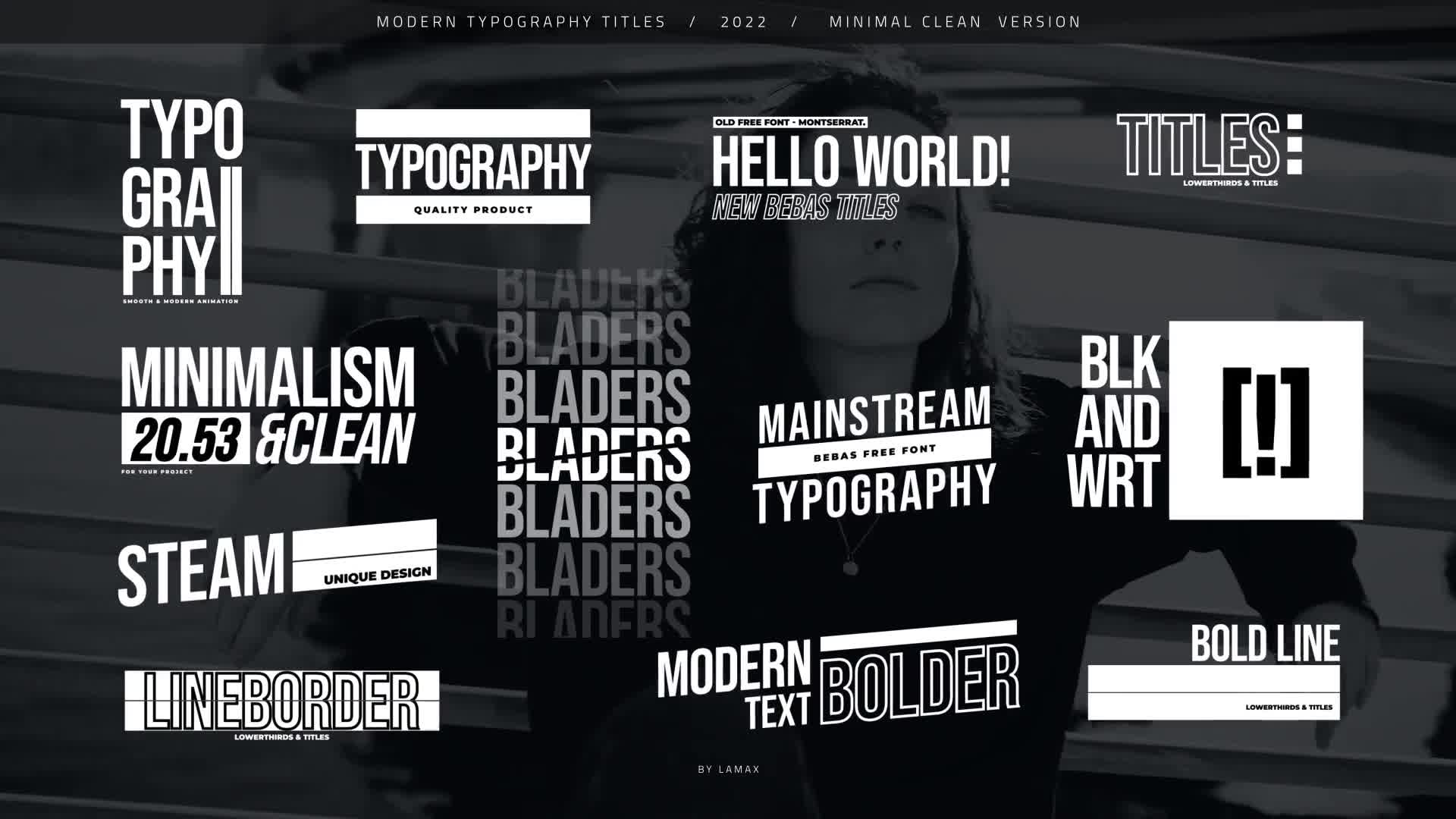 Modern Typography Titles | DaVinci Resolve Videohive 39414568 DaVinci Resolve Image 1