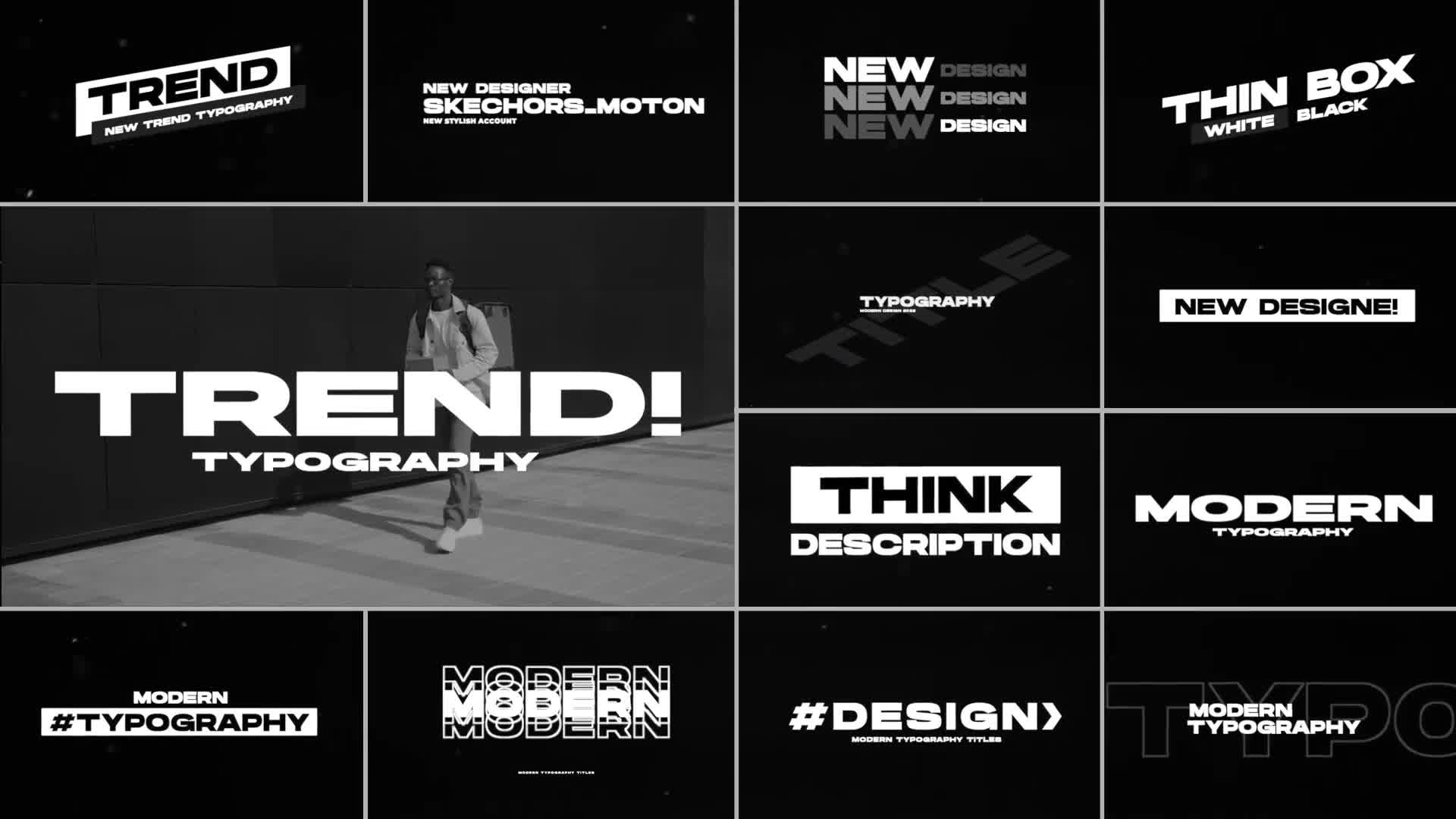Modern Typography Titles | Final Cut Pro Videohive 37724909 Apple Motion Image 1
