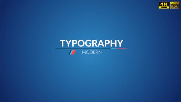 Modern Typography Titles - Videohive 22715465 Download