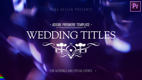 Modern Wedding Titles Premiere Pro | Mogrt - Download 24731646 Videohive
