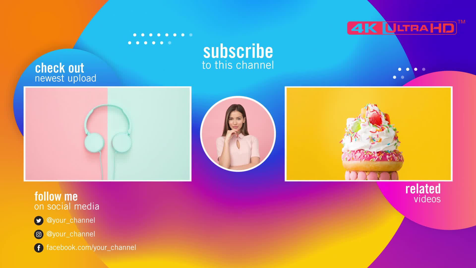 Modern Youtube End Screens Videohive 26371056 Premiere Pro Image 2