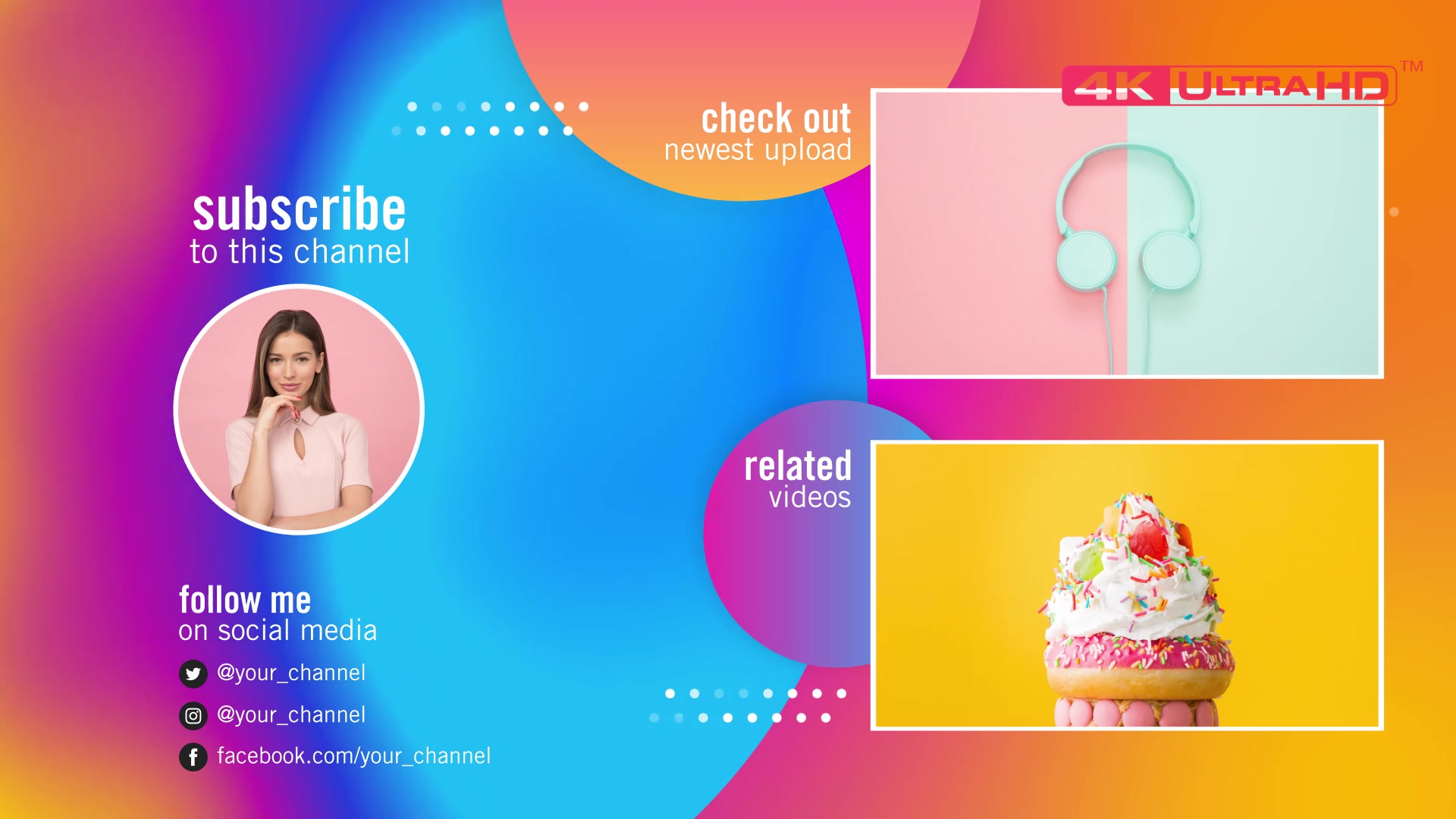 Modern Youtube End Screens Videohive 26371056 Premiere Pro Image 4