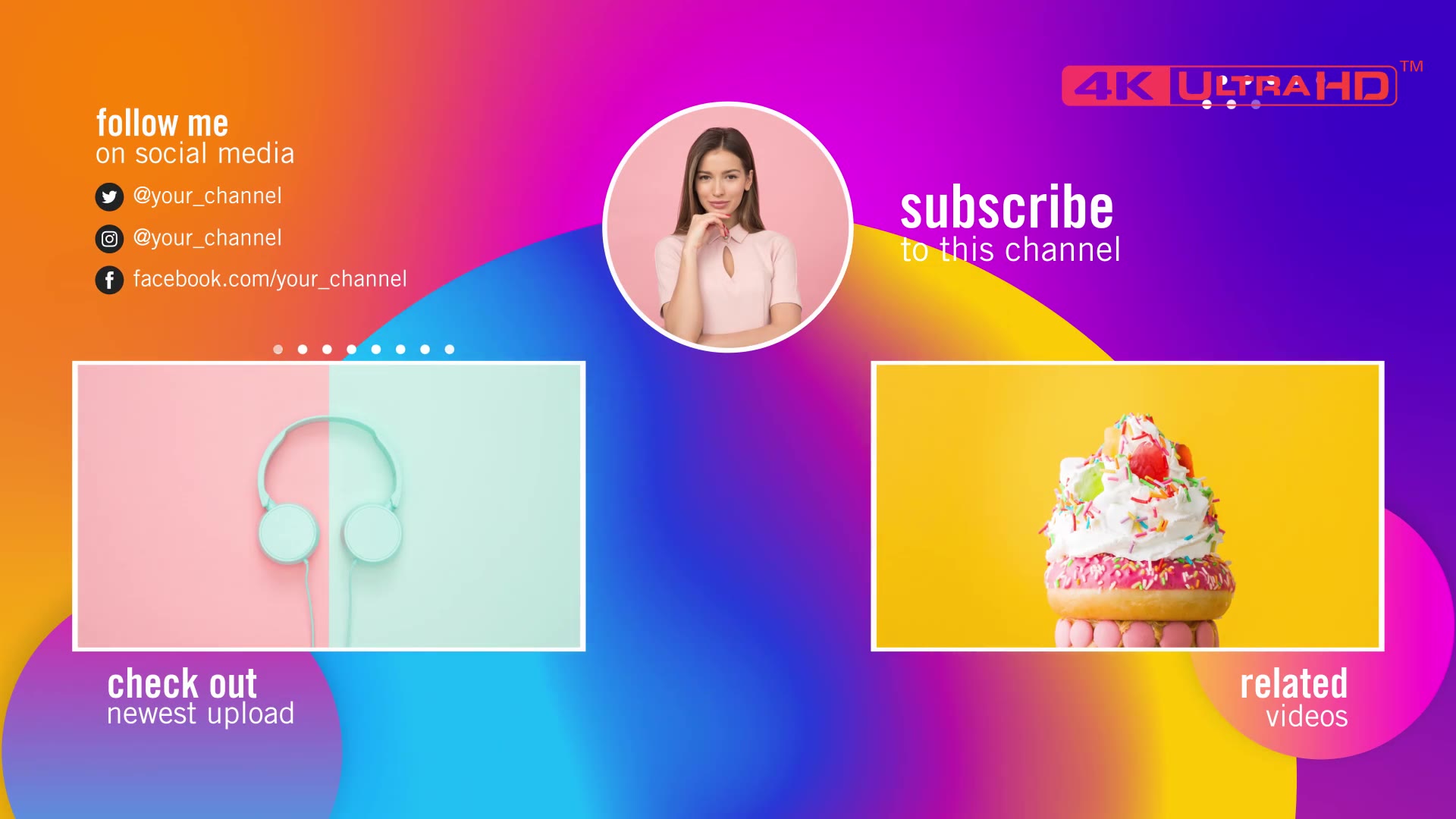 Modern Youtube End Screens Videohive 26371056 Premiere Pro Image 6