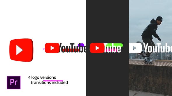 Modern Youtube Logo | For Premiere Pro - Download Videohive 27969837