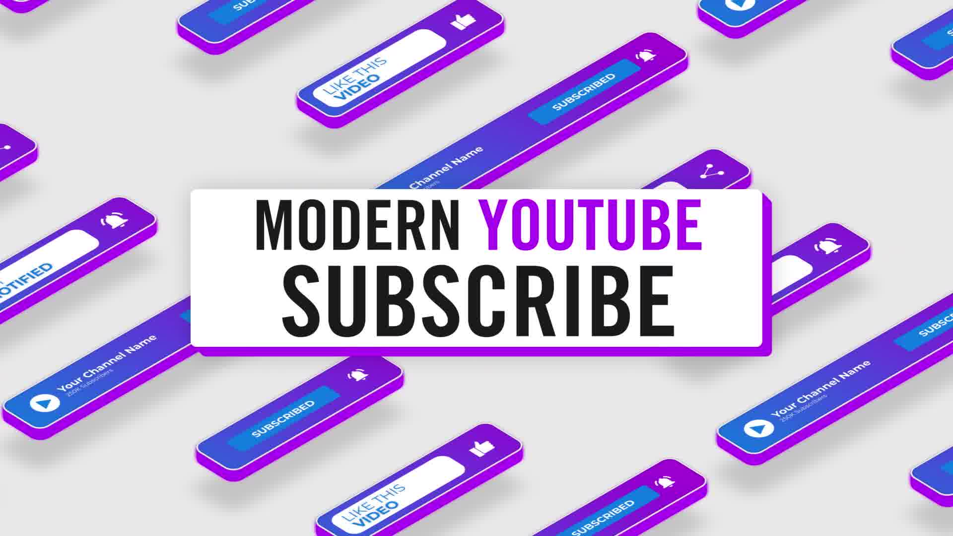 Modern Youtube Subscribe Videohive 33241183 After Effects Image 12