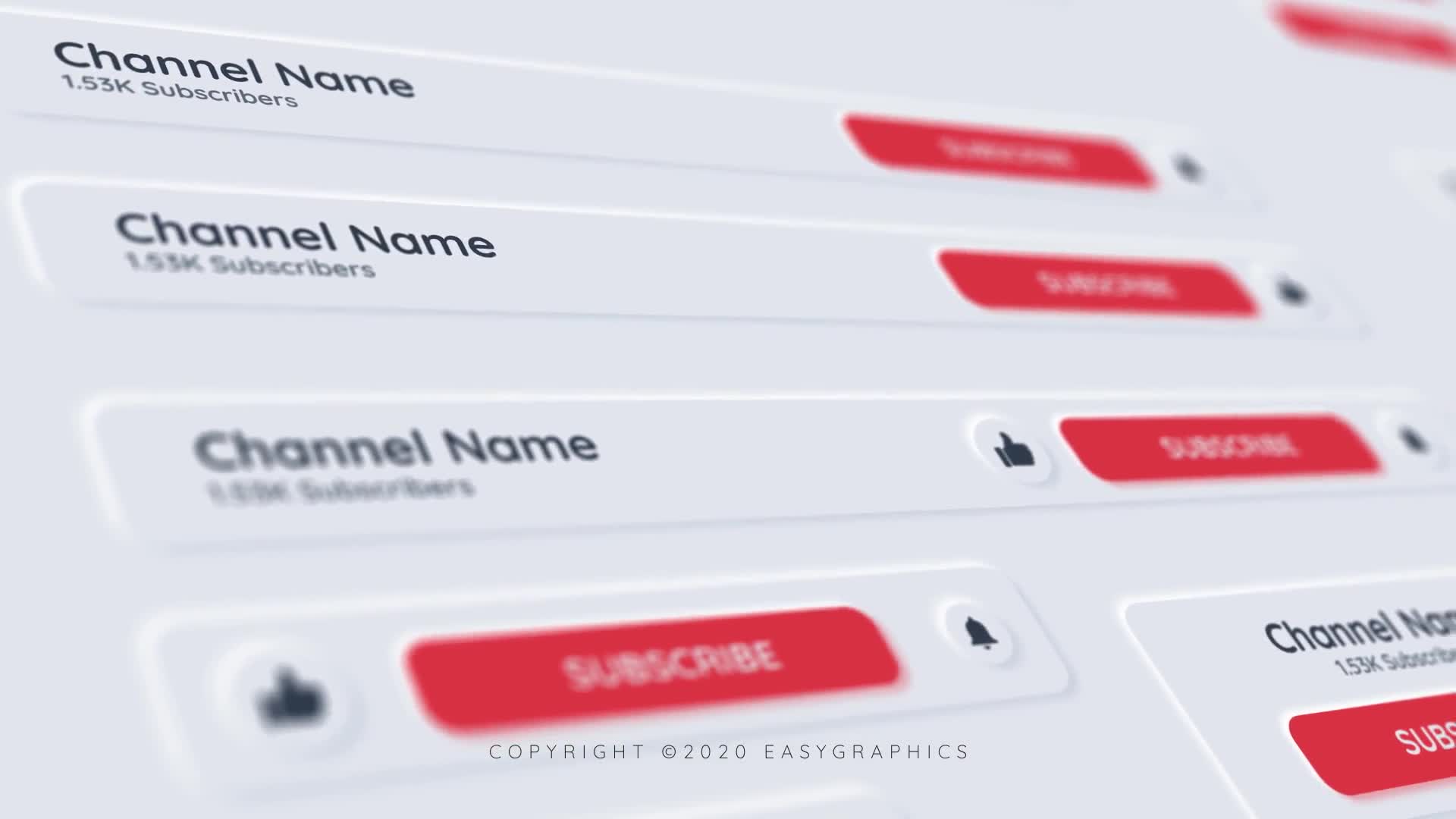 Modern Youtube Subscribe Pack Videohive 25872212 Premiere Pro Image 1