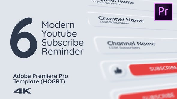 Modern Youtube Subscribe Pack - 25872212 Download Videohive