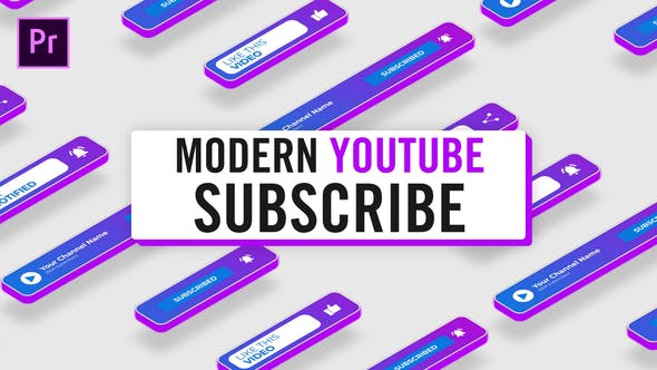 Modern Youtube Subscribe - Videohive 33241185 Download