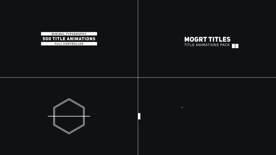 Mogrt Titles 300 Animated Titles for Premiere Pro & After Effects - Download Videohive 21688149