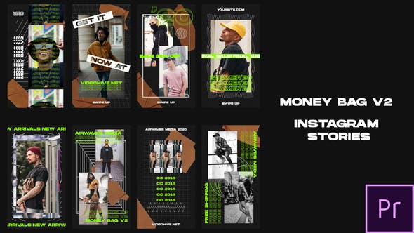 Money Bag V2 Instagram Stories - Download Videohive 27927531
