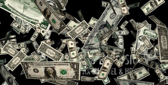 Money Explosion US Dollars Pack of 12 - Videohive 4382949 Download