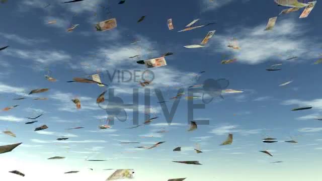 Money falls from the sky British Pounds Version - Download Videohive 36725