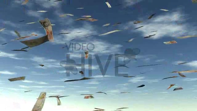 Money falls from the sky British Pounds Version - Download Videohive 36725