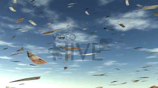 Money falls from the sky British Pounds Version - Download Videohive 36725