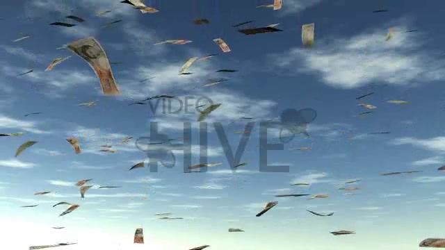 Money falls from the sky British Pounds Version - Download Videohive 36725