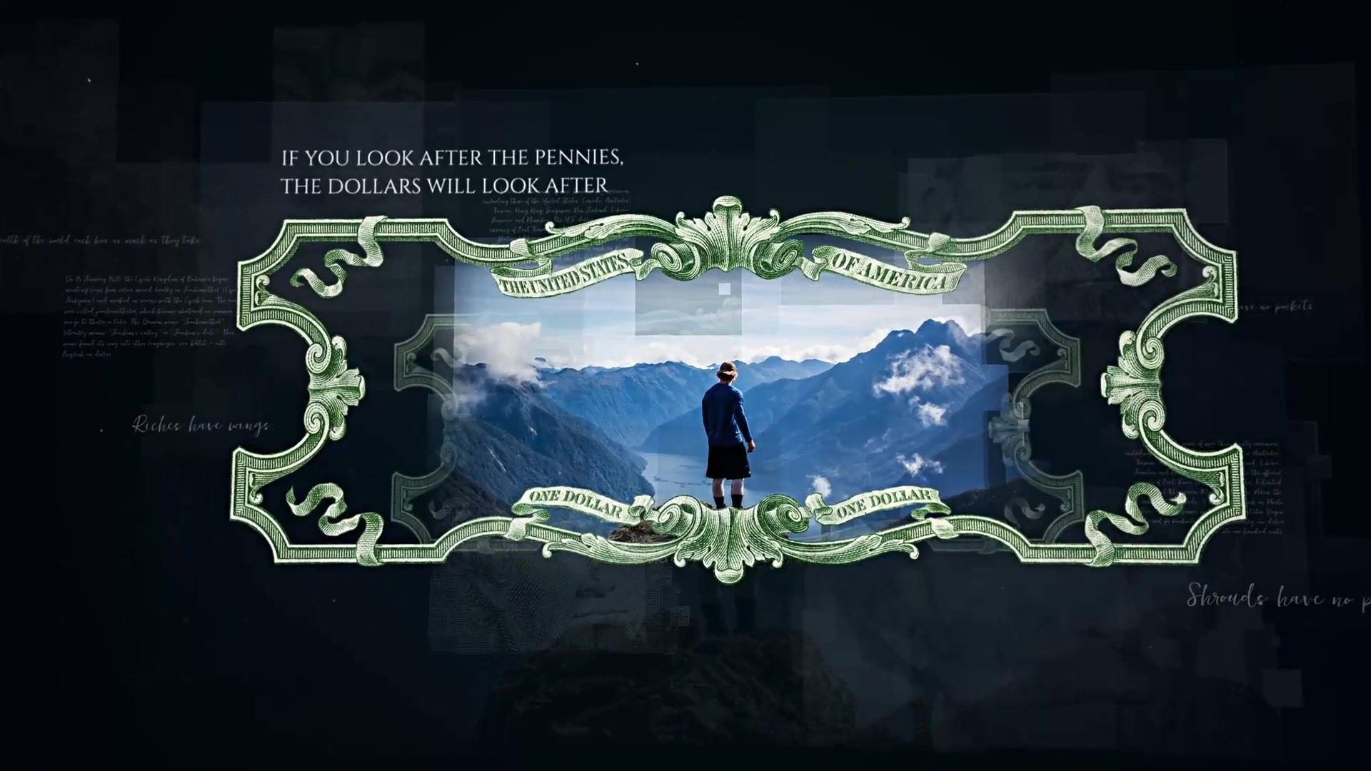Money Has No Smell/ Dollars Rule The World/ Banknotes and Bonds/ Business/ Economics/ Corporate/ $ Videohive 20488295 After Effects Image 4